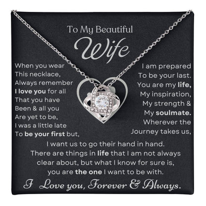 To My Beautiful Wife Love Knot Necklace – My Life and Inspiration — product thumbnail 37