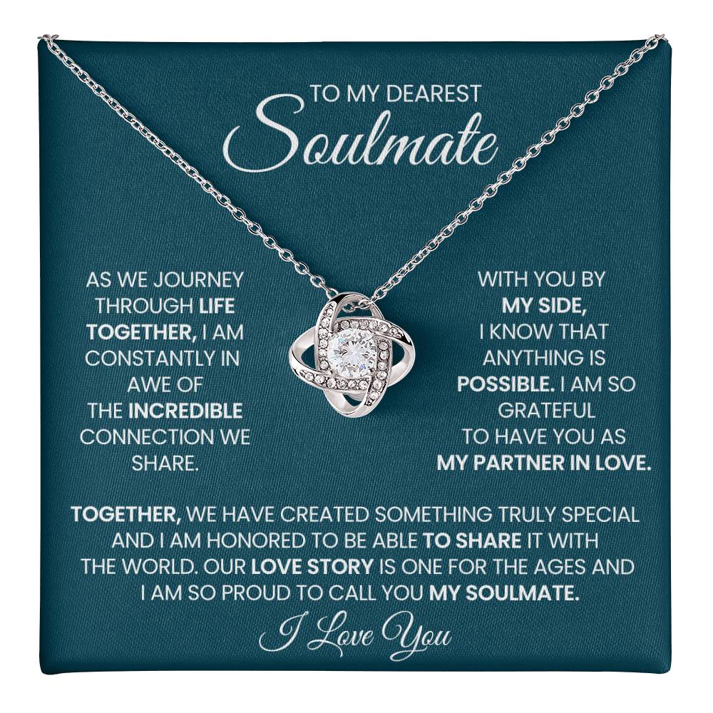 To My Dearest Soulmate Love Knot Necklace – Incredible Connection — product image 38
