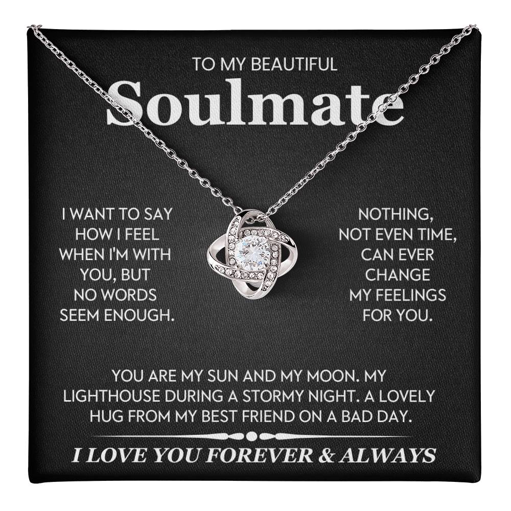 To My Beautiful Soulmate Love Knot Necklace – My Sun and Moon — product image 39