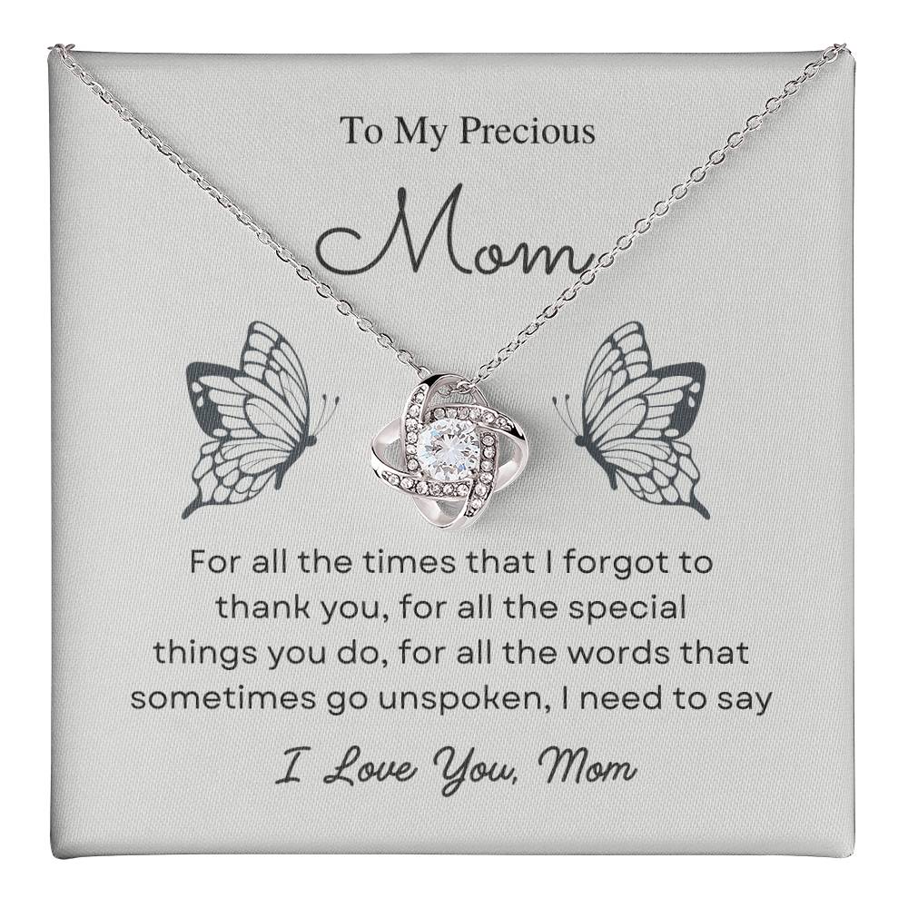 To My Mom Love Knot Necklace – What Words Leave Unspoken — product image 19