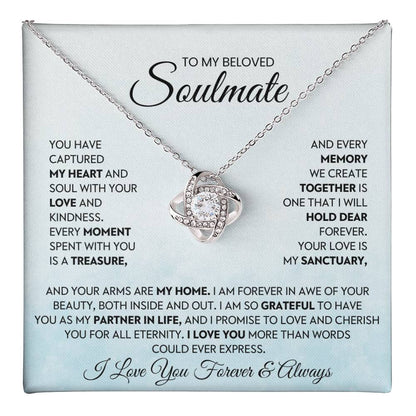 To My Beloved Soulmate Love Knot Necklace – My Sanctuary — product thumbnail 35