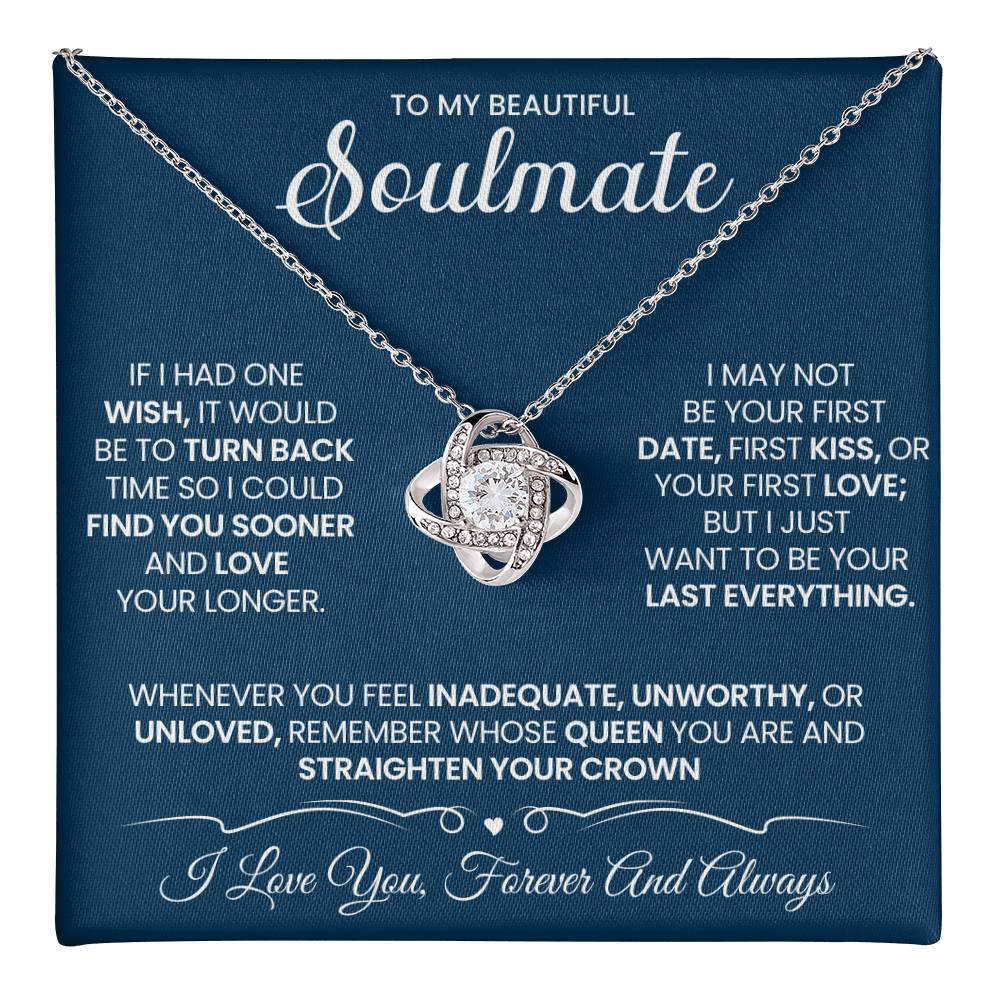 To My Soulmate Love Knot Necklace – My Last Everything — product image 18