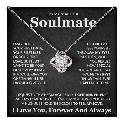 To My Soulmate Love Knot Necklace – Last Everything — product thumbnail 1