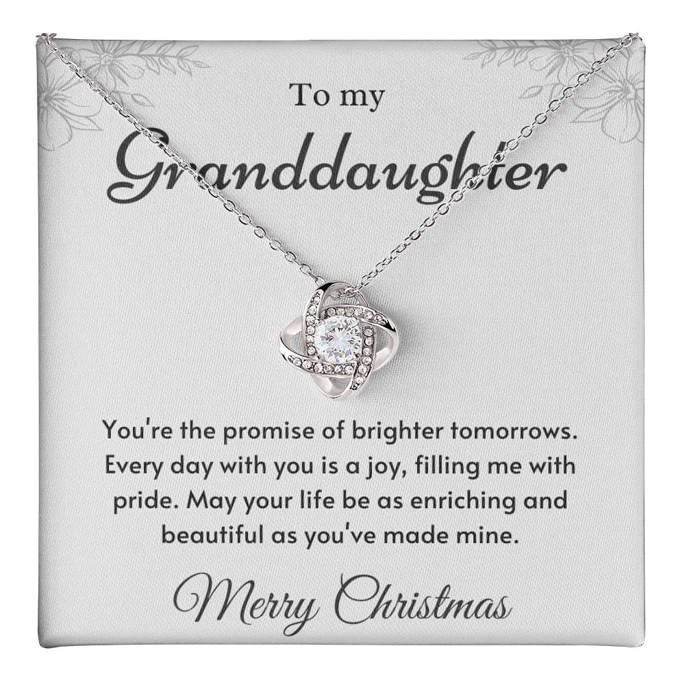 To My Granddaughter Love Knot Necklace – Brighter Tomorrows — product image 37