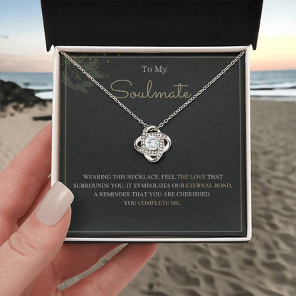 To My Soulmate Love Knot Necklace – Our Eternal Bond