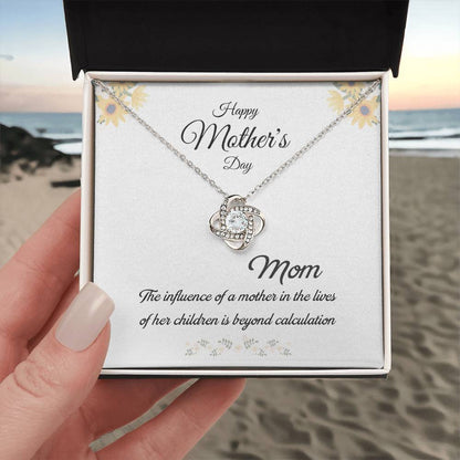 Mom Love Knot Necklace – Influence Beyond Measure