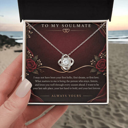 Love Knot Necklace for Soulmate from Partner – My Last Everything — product thumbnail 3