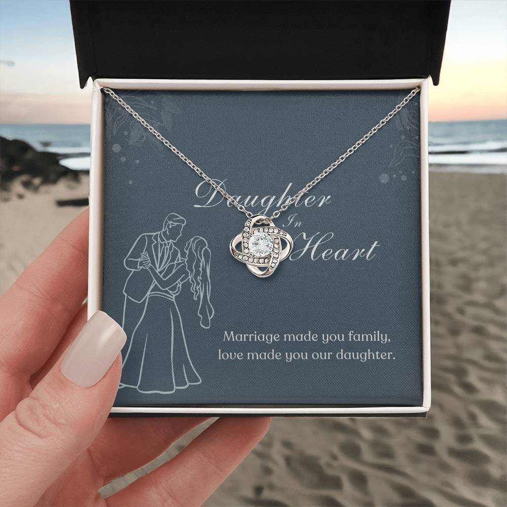 Daughter-in-Law Love Knot Necklace – Marriage Made You Family
