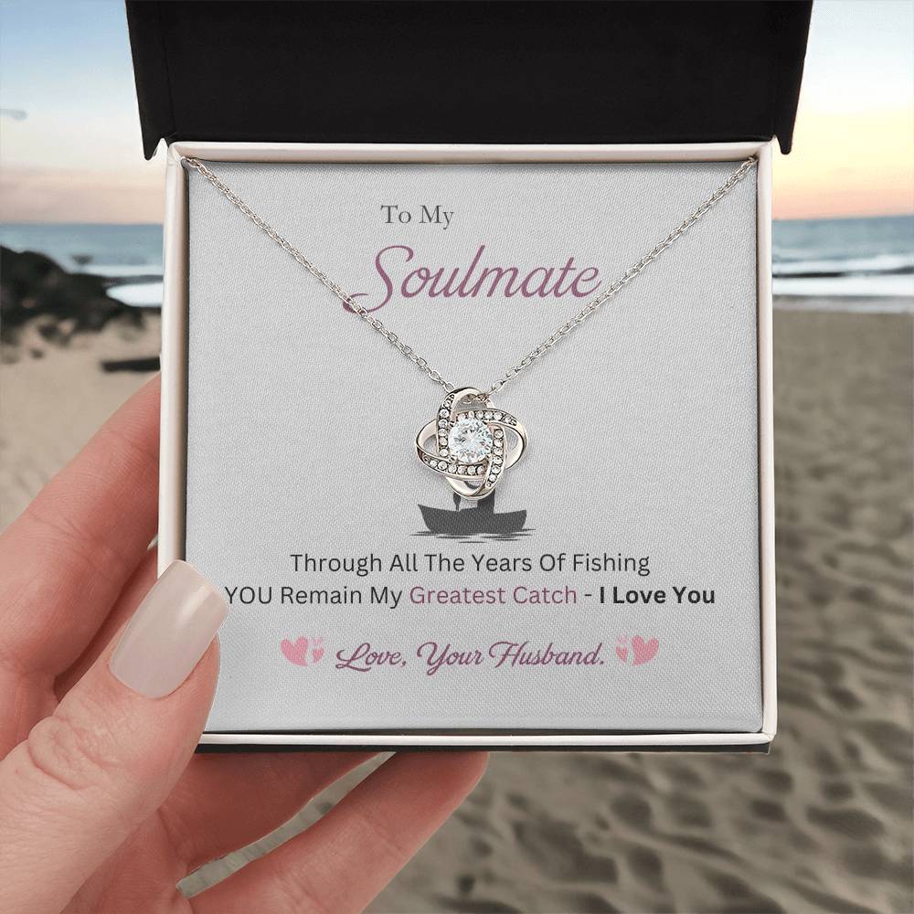 Fishing Love Knot Necklace for Soulmate – My Greatest Catch