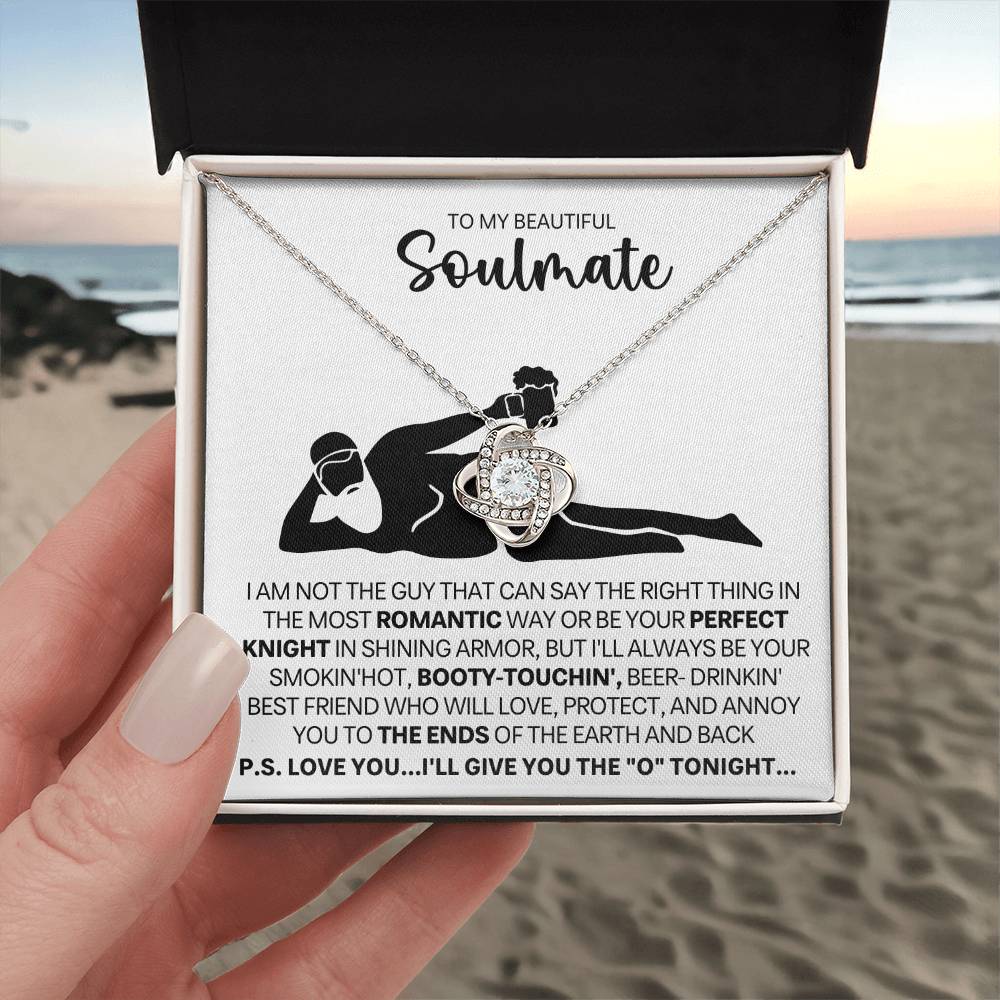 To My Beautiful Soulmate Love Knot Necklace – Best Friend Forever — product image 3