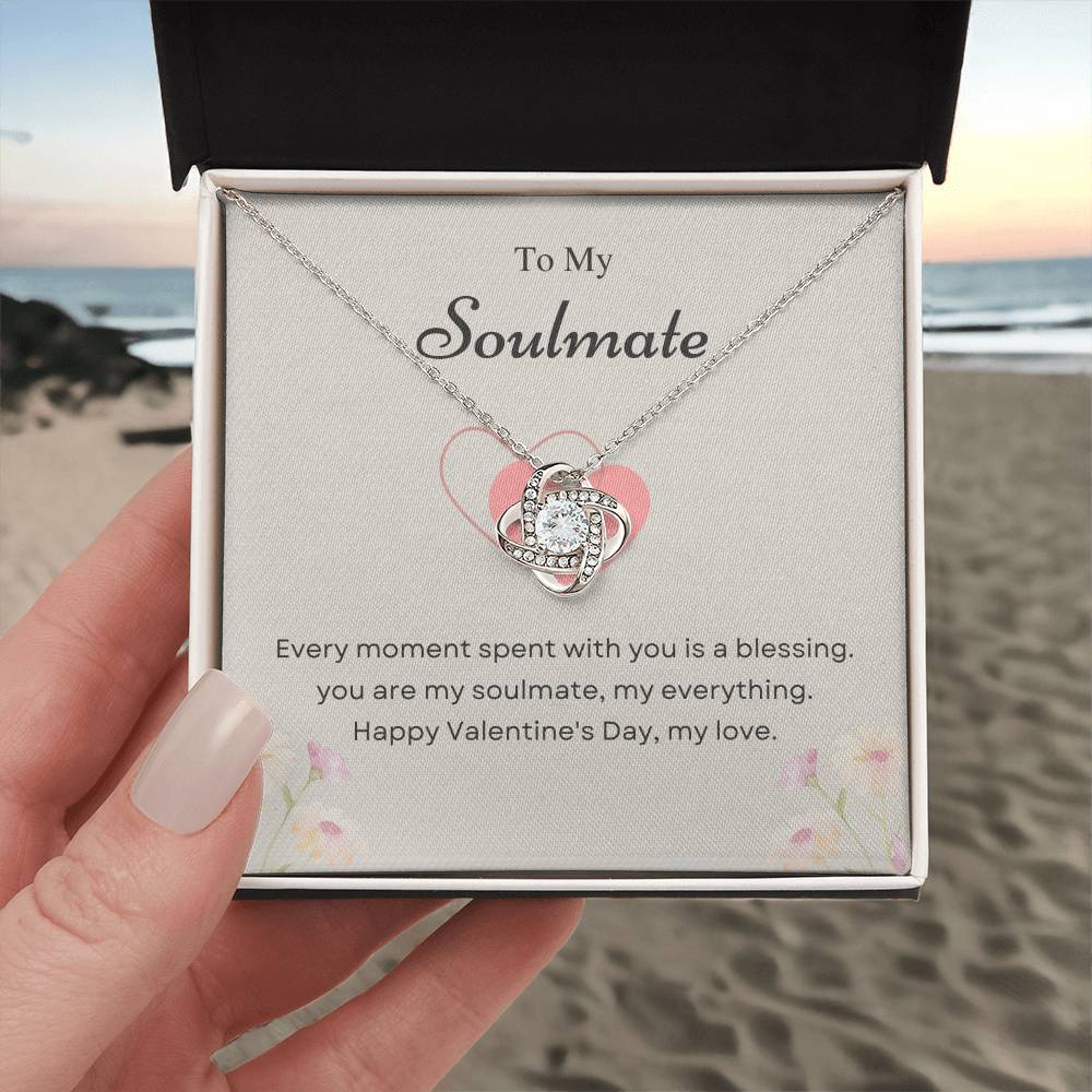 Valentine's Love Knot Necklace for Soulmate – My Everything