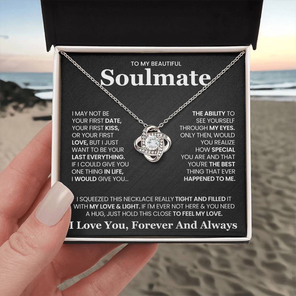 To My Soulmate Love Knot Necklace – Last Everything — product image 3