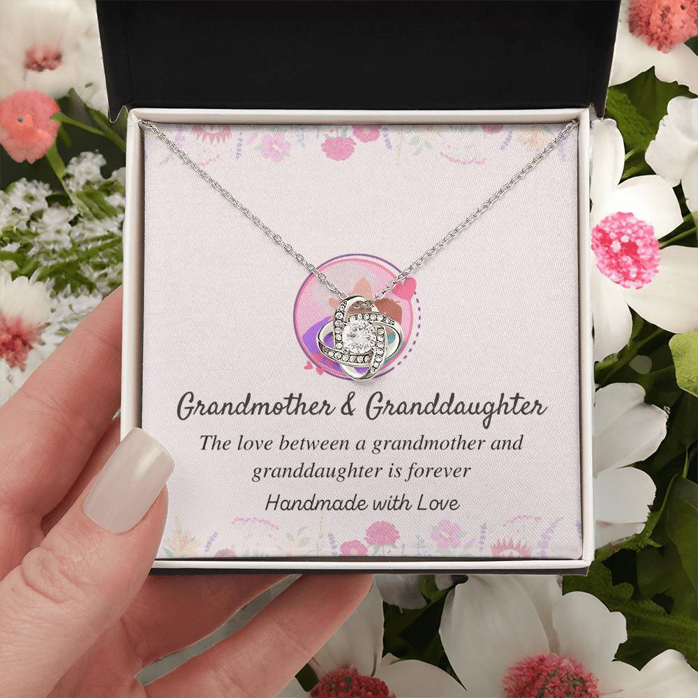 To My Granddaughter Love Knot Necklace – The Love Between Us — product image 27