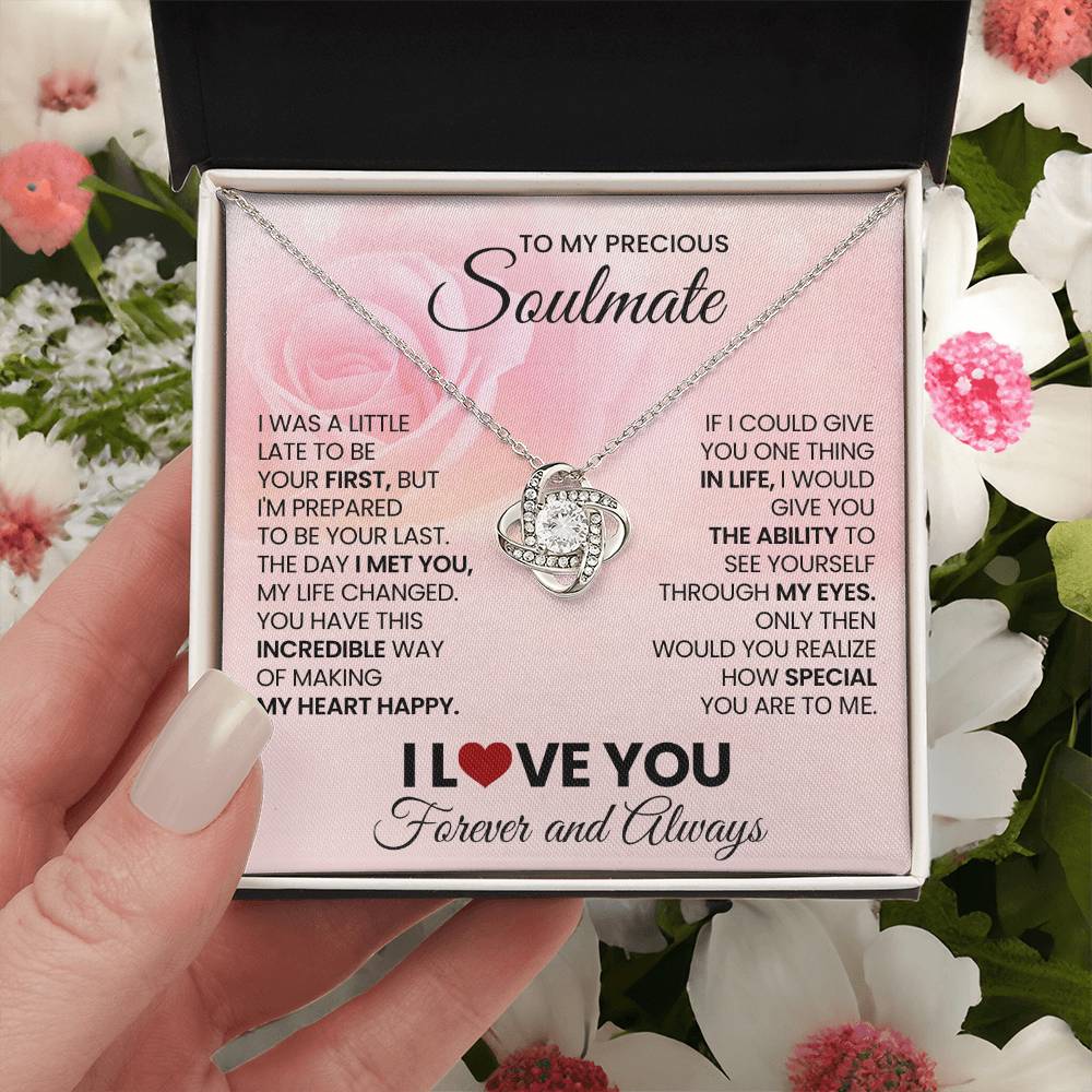 To My Precious Soulmate Love Knot Necklace – Last Everything — product image 6