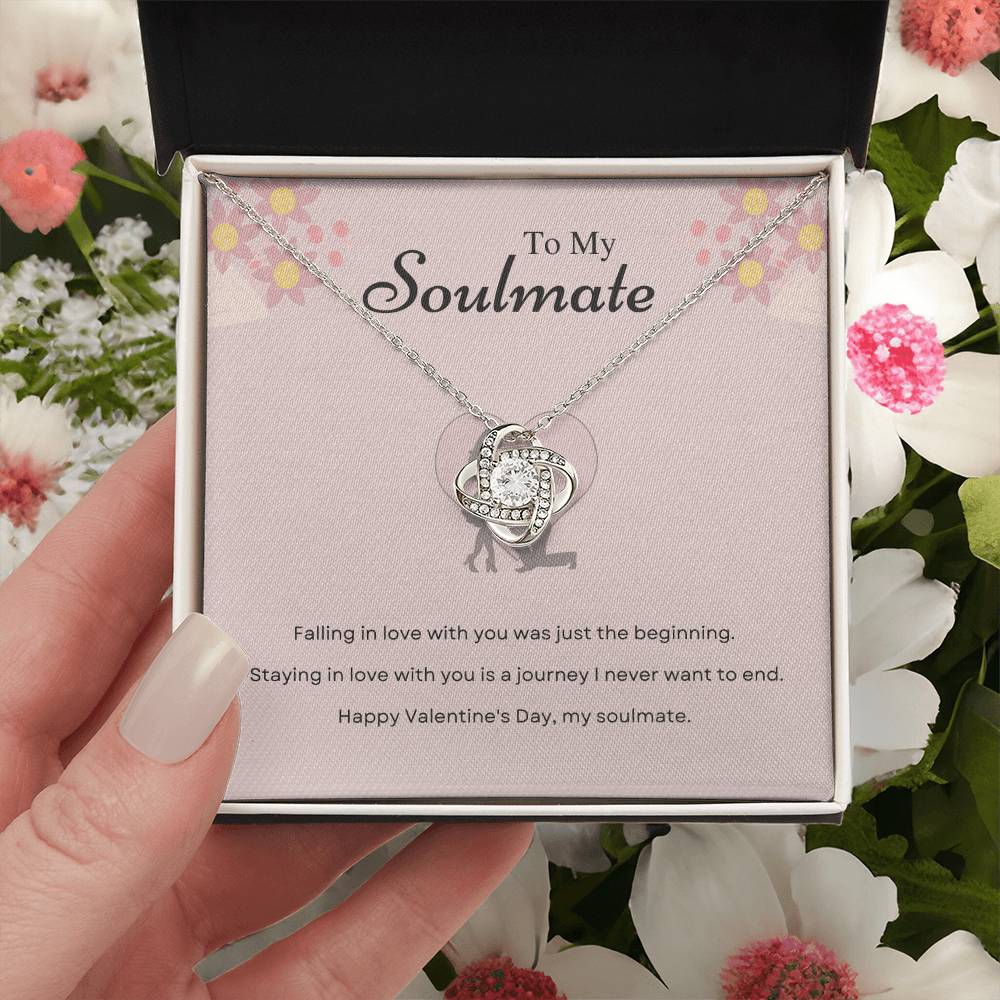Valentine's Love Knot Necklace for Soulmate – Journey of Love