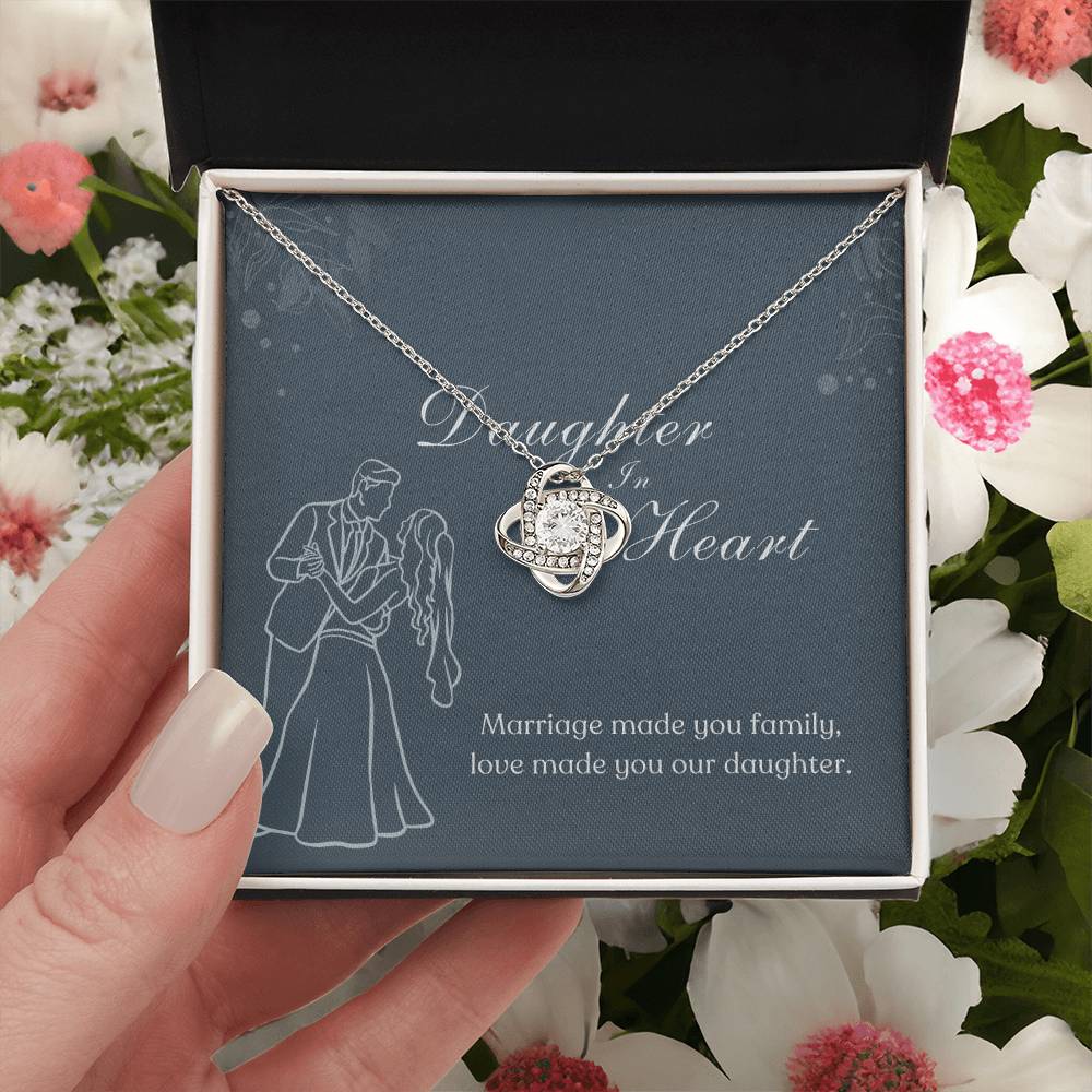 Daughter-in-Law Love Knot Necklace – Marriage Made You Family