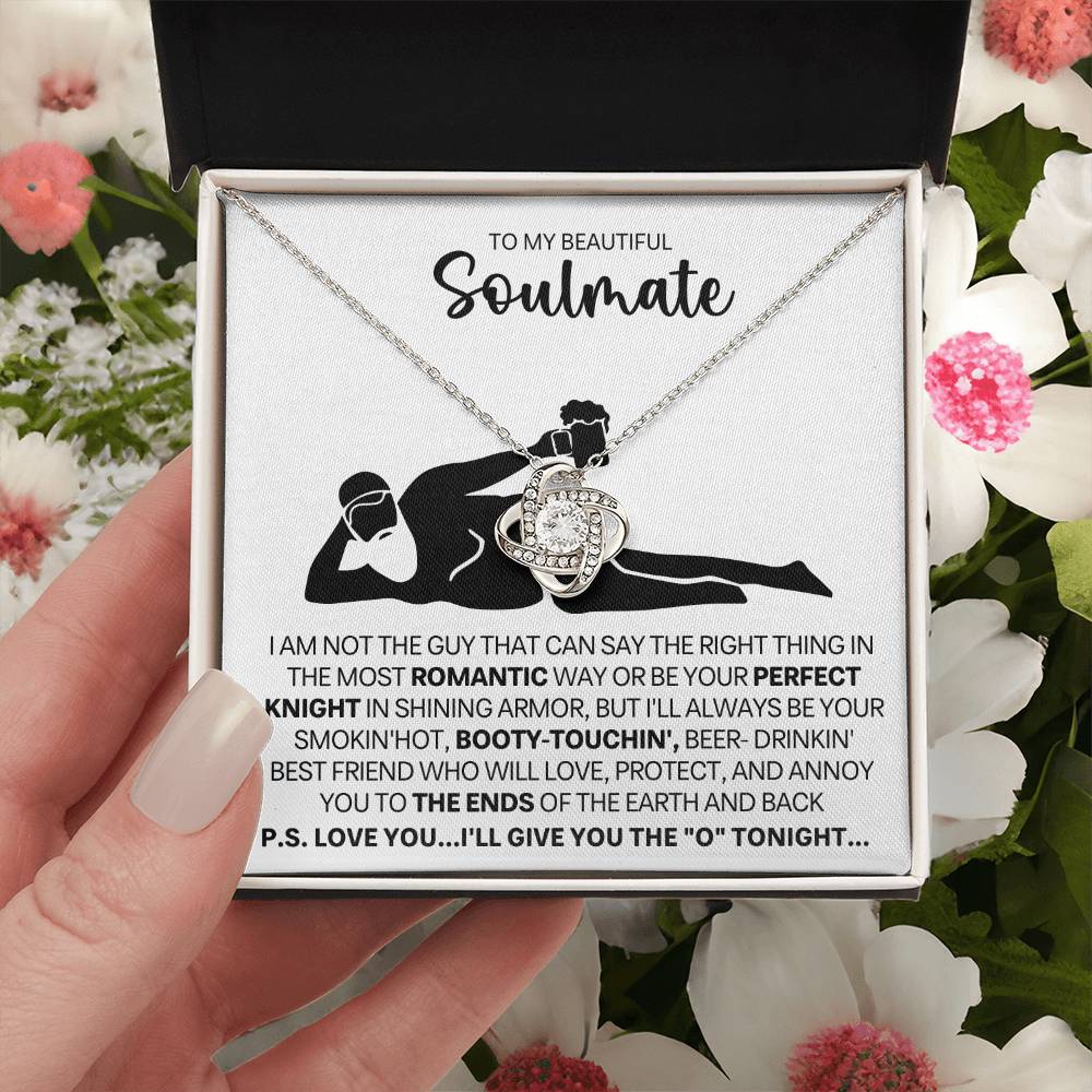To My Beautiful Soulmate Love Knot Necklace – Best Friend Forever — product image 6