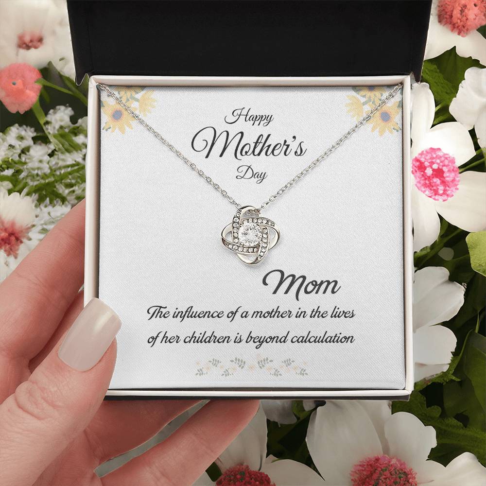 Mom Love Knot Necklace – Influence Beyond Measure