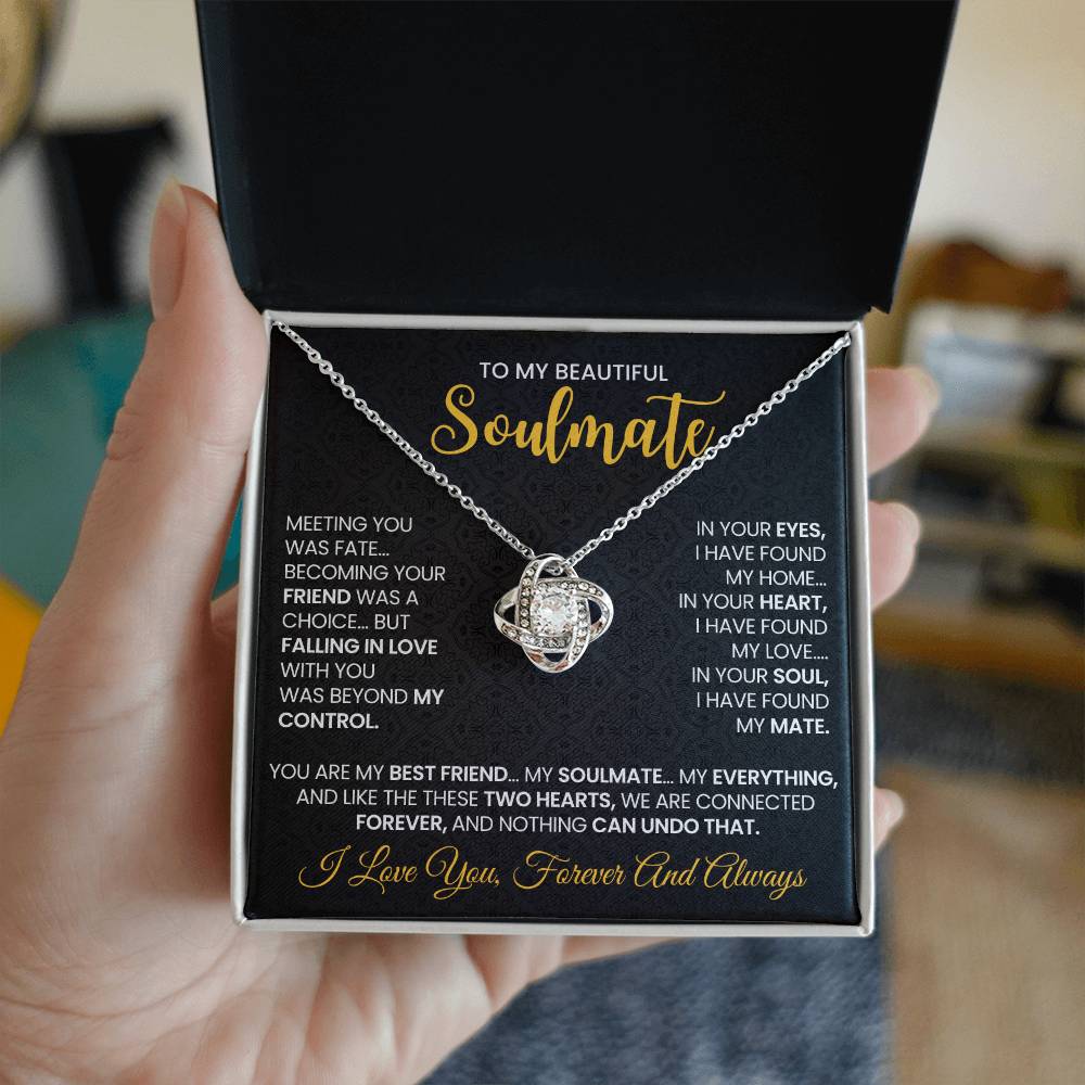 To My Beautiful Soulmate Necklace for Women