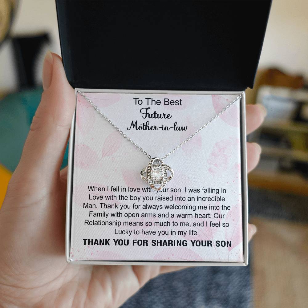 To the Best Future Mother in Law - Beauty Necklace, Gift for Future Mo