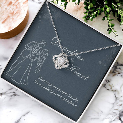 Daughter-in-Law Love Knot Necklace – Marriage Made You Family