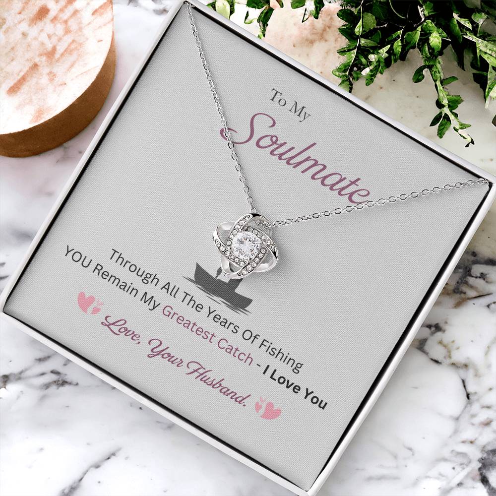 Fishing Love Knot Necklace for Soulmate – My Greatest Catch