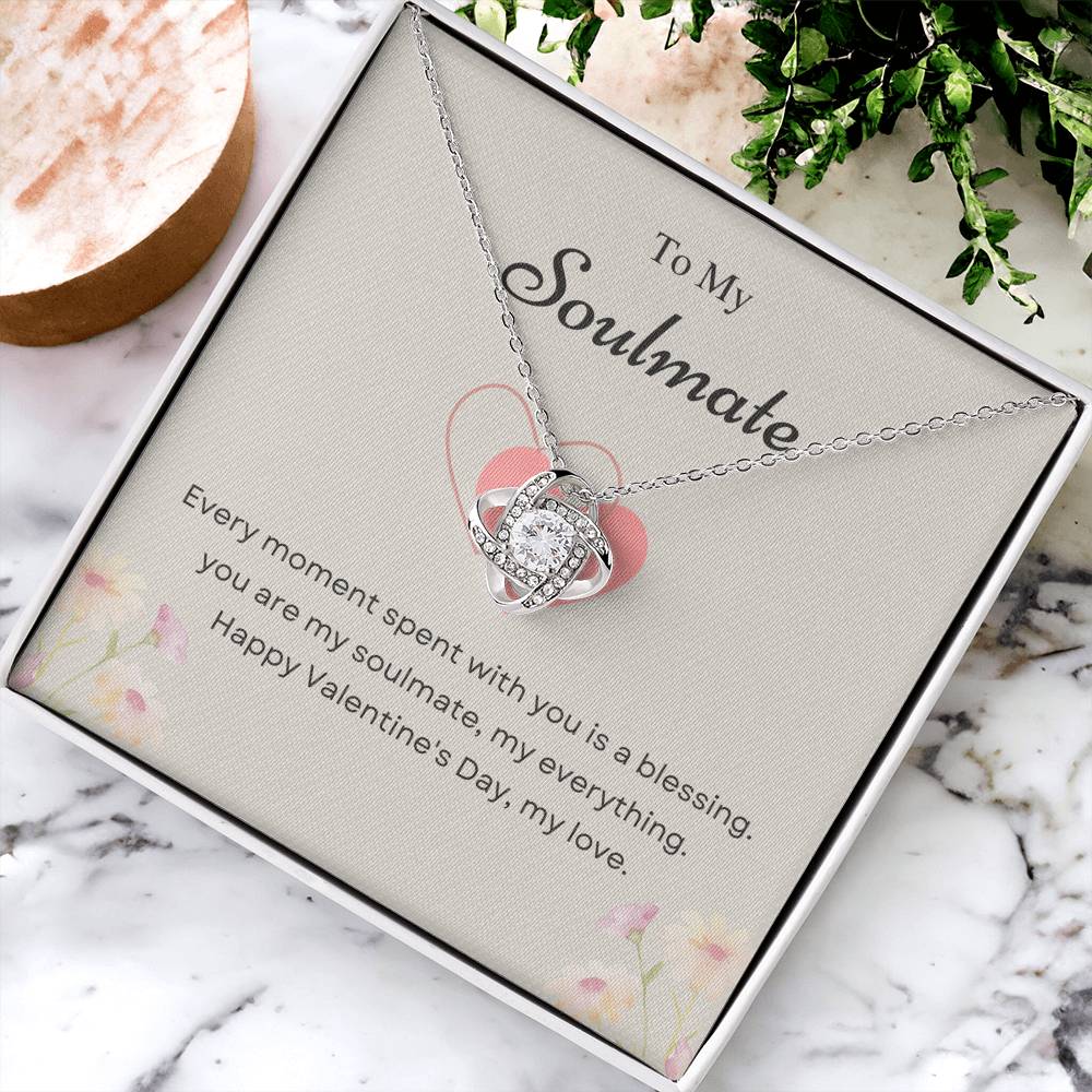 Valentine's Love Knot Necklace for Soulmate – My Everything