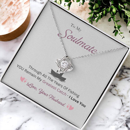 Fishing Love Knot Necklace for Soulmate – My Greatest Catch