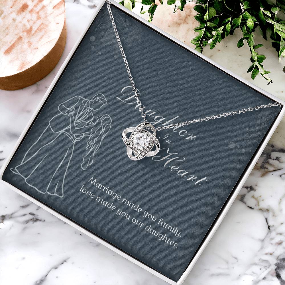 Daughter-in-Law Love Knot Necklace – Marriage Made You Family
