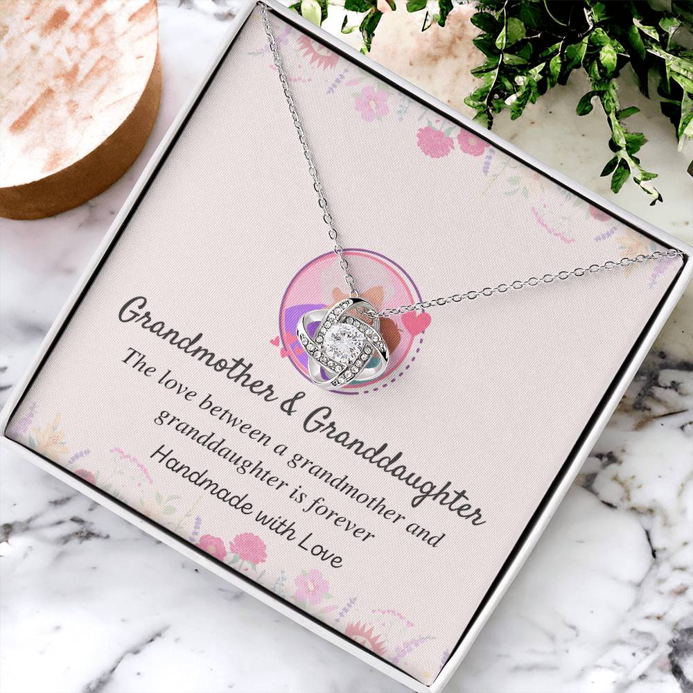 Grandmother & Granddaughter Love Knot Necklace – Love Is Forever — product image 4