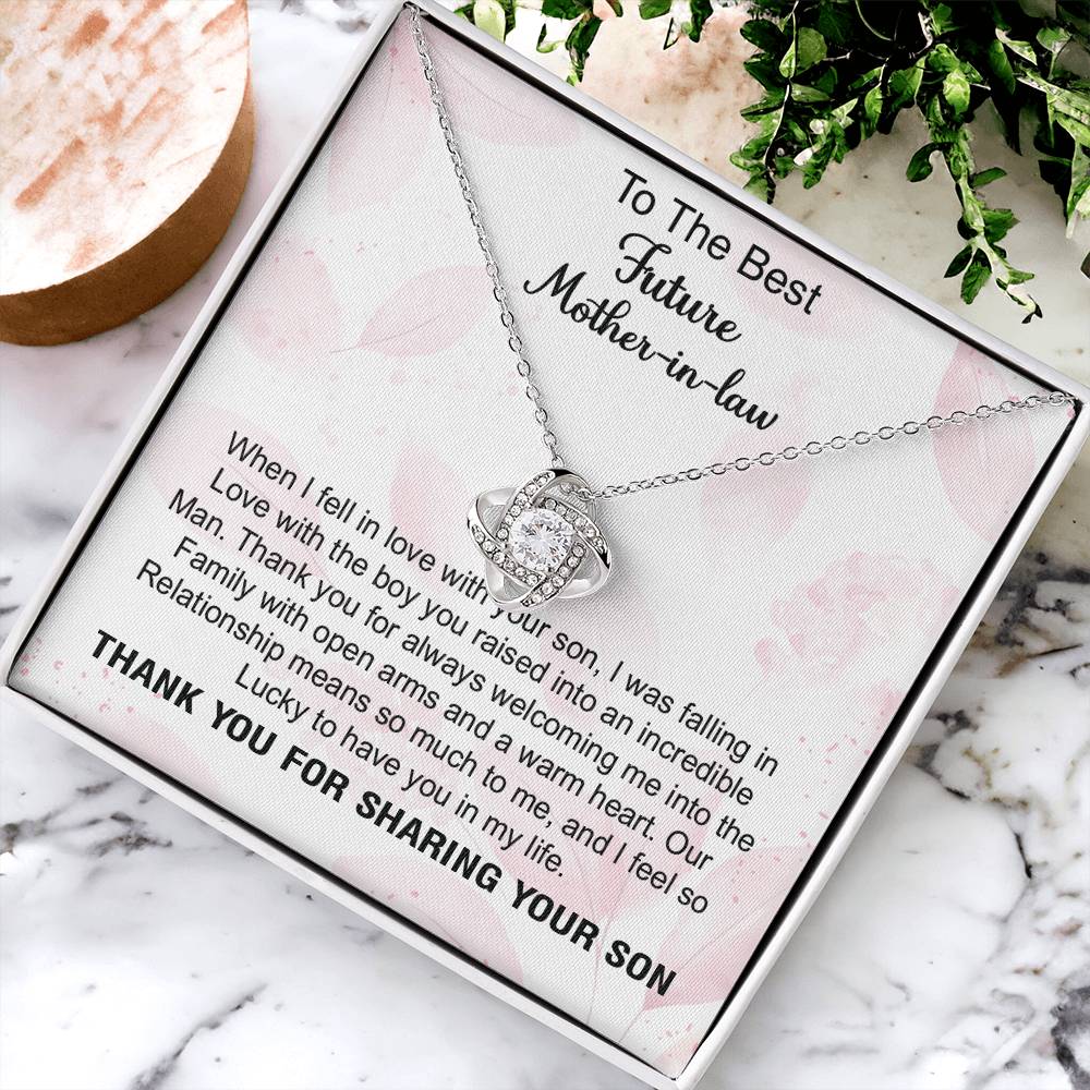 To the Best Future Mother in Law - Beauty Necklace, Gift for Future Mo