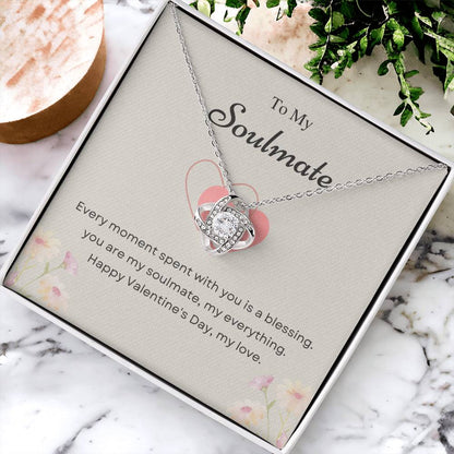 Valentine's Love Knot Necklace for Soulmate – My Everything