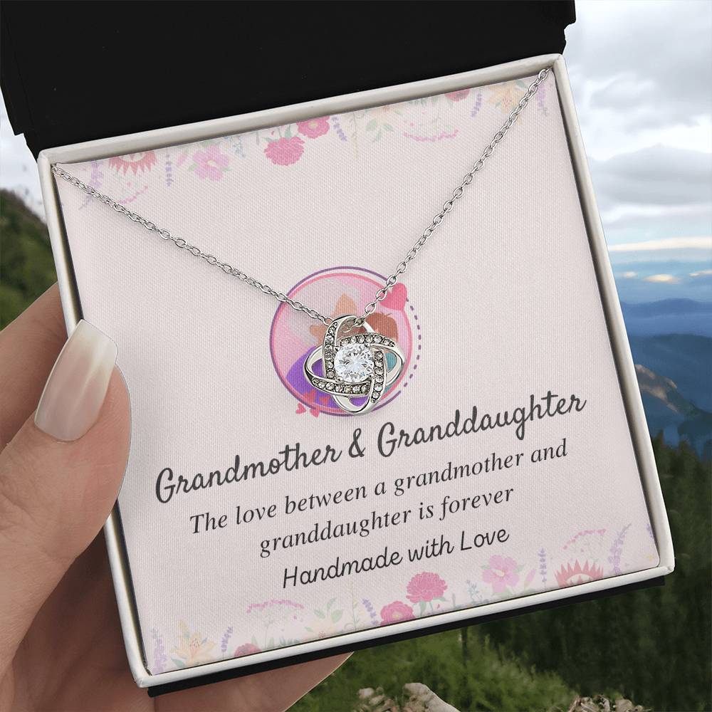 Grandmother & Granddaughter Love Knot Necklace – Love Is Forever — product image 5