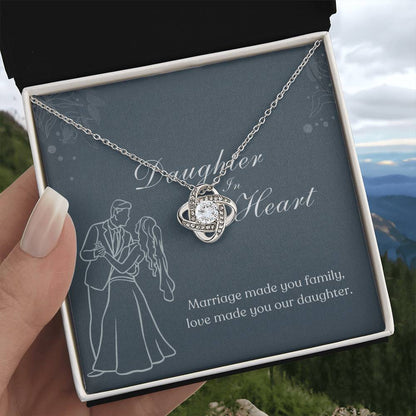 Daughter-in-Law Love Knot Necklace – Marriage Made You Family