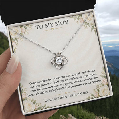 Love Knot Necklace for Mom from Daughter – On My — product thumbnail 5