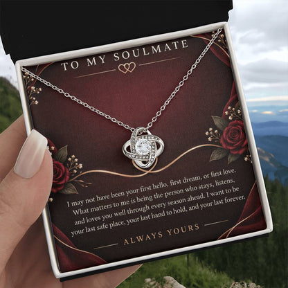 Love Knot Necklace for Soulmate from Partner – My Last Everything — product thumbnail 5