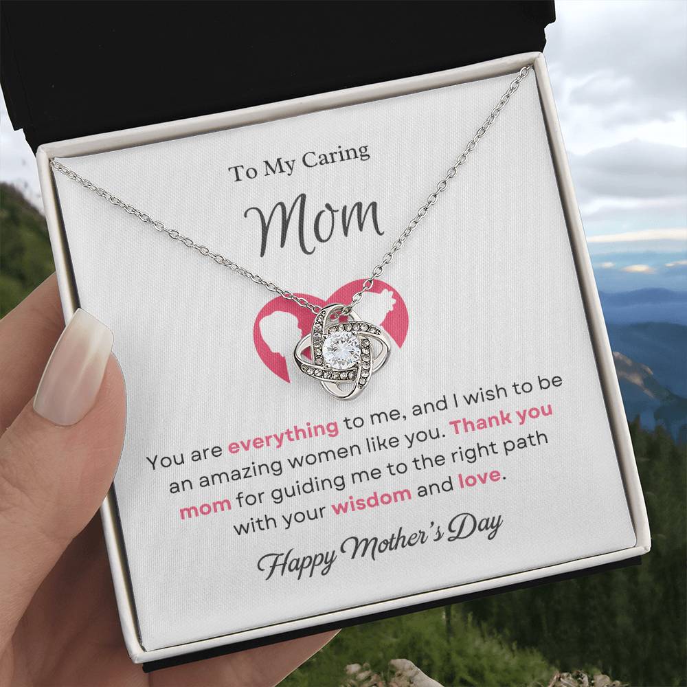 To My Mom Love Knot Necklace – You Are Everything to Me — product image 5