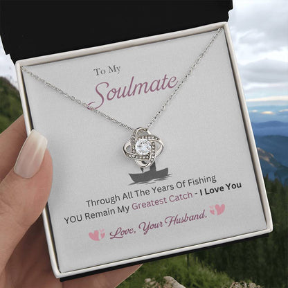 Fishing Love Knot Necklace for Soulmate – My Greatest Catch