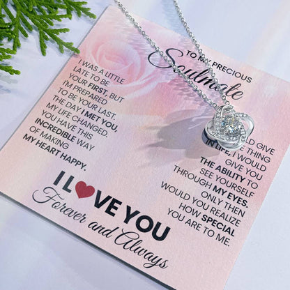 To My Precious Soulmate Love Knot Necklace – Last Everything — product thumbnail 26