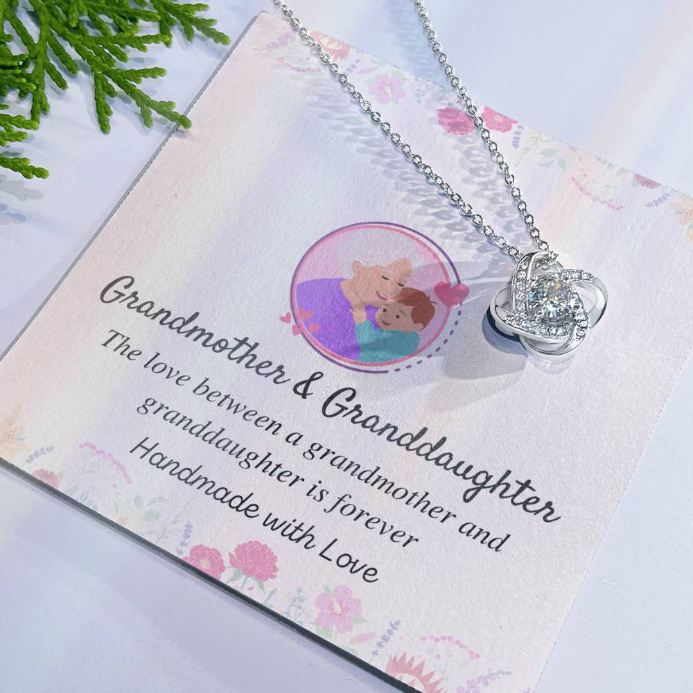 To My Granddaughter Love Knot Necklace – The Love Between Us — product image 28
