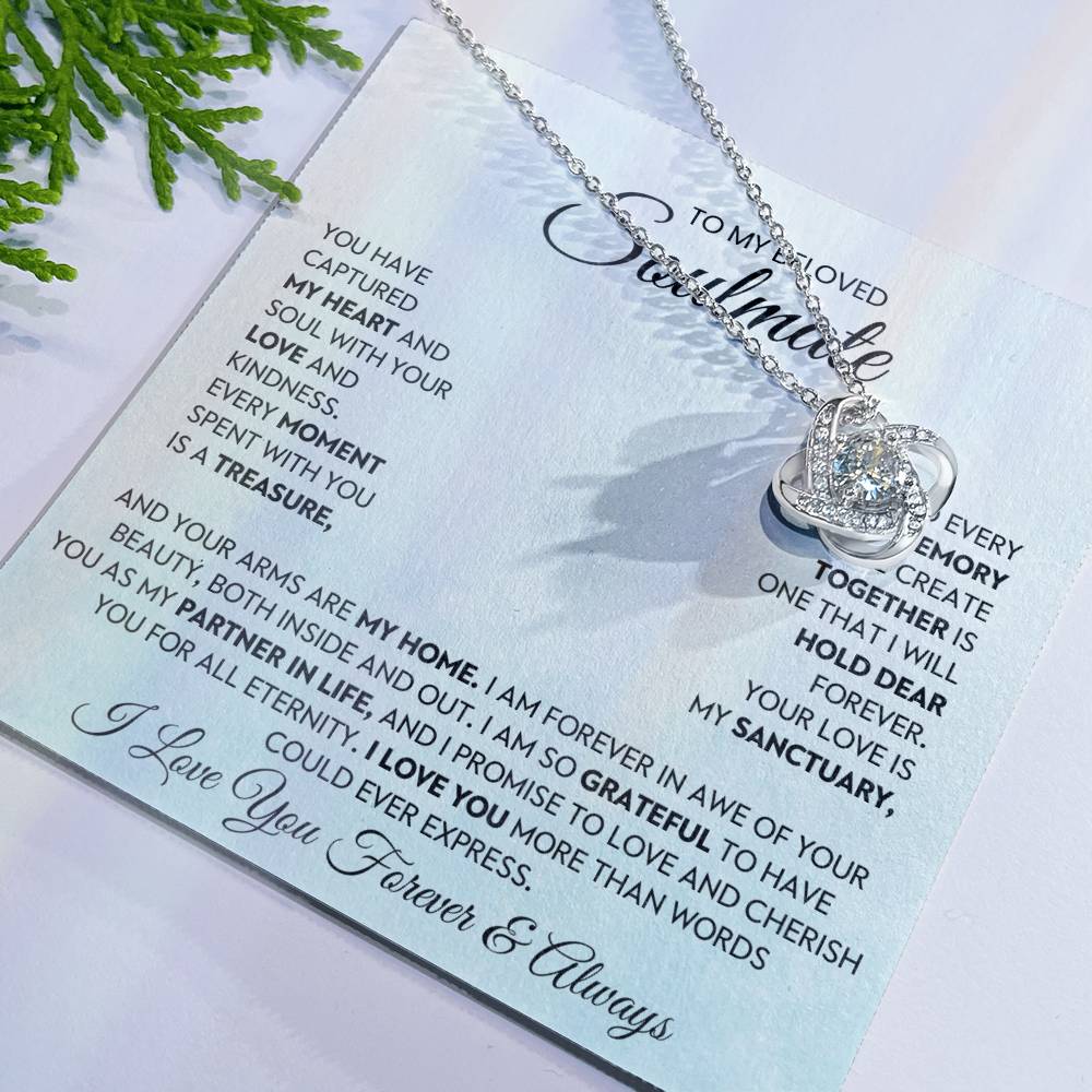 To My Beloved Soulmate Love Knot Necklace – My Sanctuary — product image 24