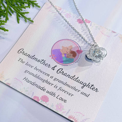 Grandmother & Granddaughter Love Knot Necklace – Love Is Forever — product thumbnail 27