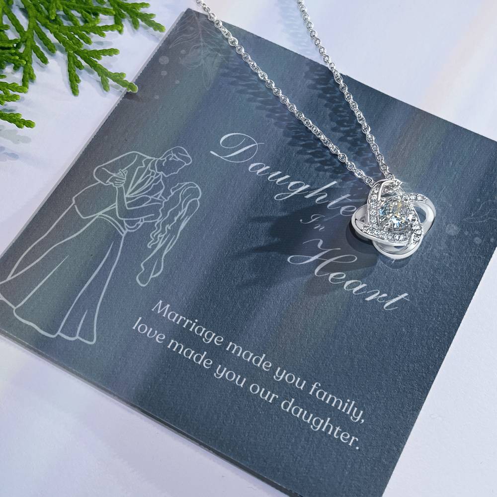 Daughter-in-Law Love Knot Necklace – Marriage Made You Family