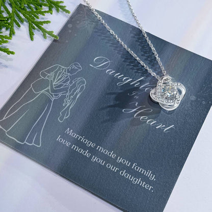 Daughter-in-Law Love Knot Necklace – Marriage Made You Family