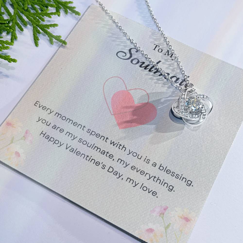 Valentine's Love Knot Necklace for Soulmate – My Everything