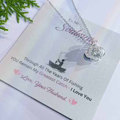 Fishing Love Knot Necklace for Soulmate – My Greatest Catch