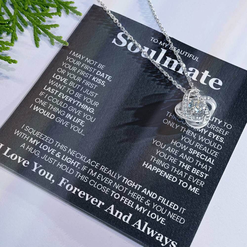 To My Soulmate Love Knot Necklace – Last Everything — product image 26