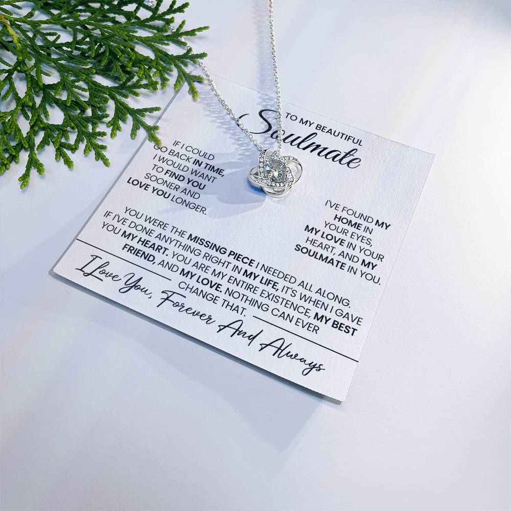 To My Soulmate Love Knot Necklace – Missing Piece — product image 38