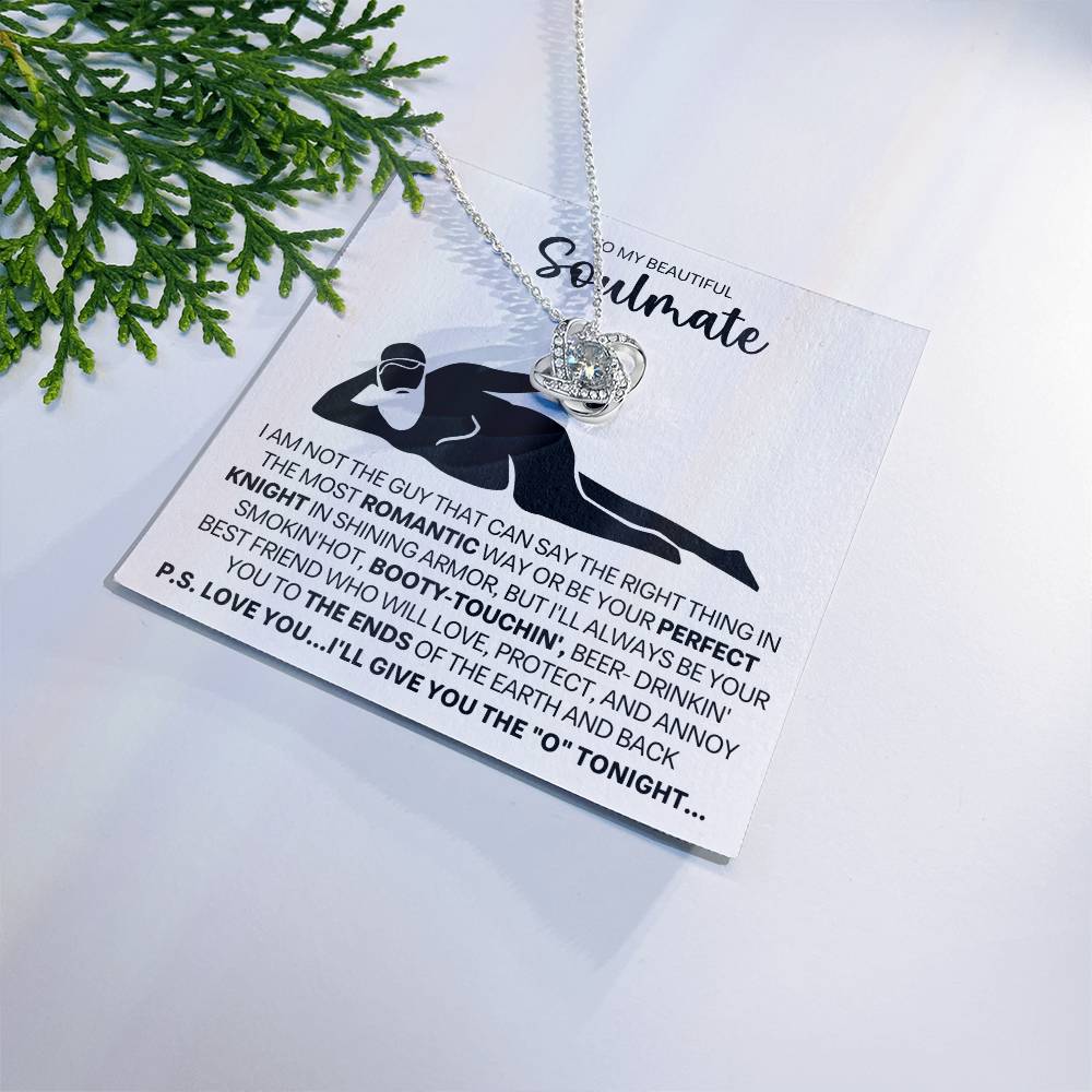 To My Beautiful Soulmate Love Knot Necklace – Best Friend Forever — product image 1