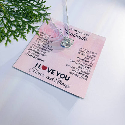 To My Precious Soulmate Love Knot Necklace – Last Everything — product thumbnail 1